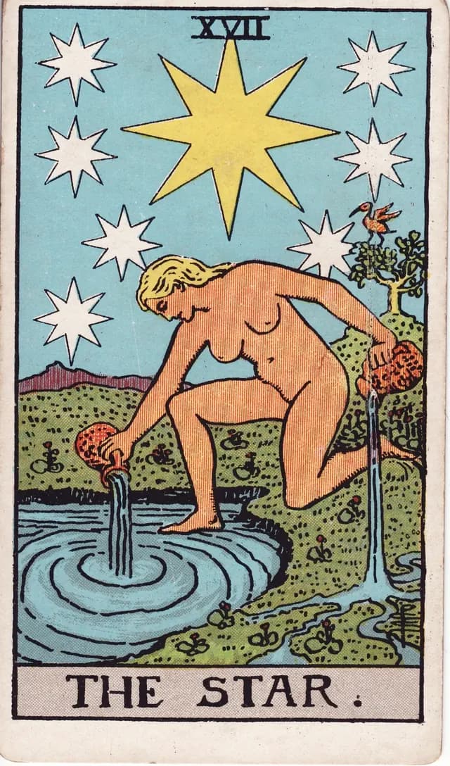 The Star in the Rider-Waite-Smith deck, upright