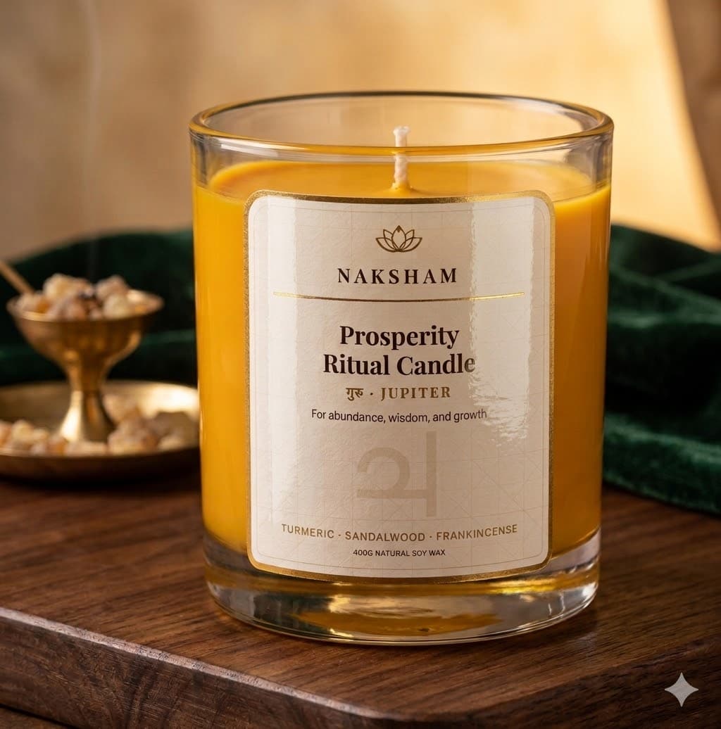 Naksham Prosperity Ritual Candle